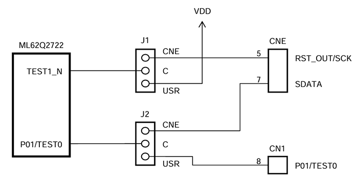 Schaltungsanordnung - ROHM Semiconductor RB-D62Q2722GA64 Referenzboard
